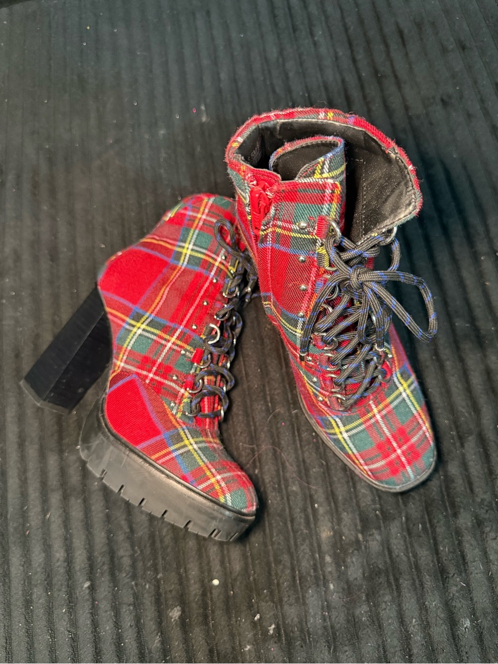 Gianni Bini Plaid Booties